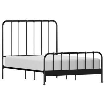 Richlands Furniture Javi Queen Slat Platform Metal Bed in Black, , large