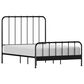 Richlands Furniture Javi Queen Slat Platform Metal Bed in Black, , large