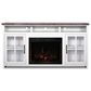 Endress International Hampton 74" Fireplace TV Console in Barnwood and Jasmin White, , large