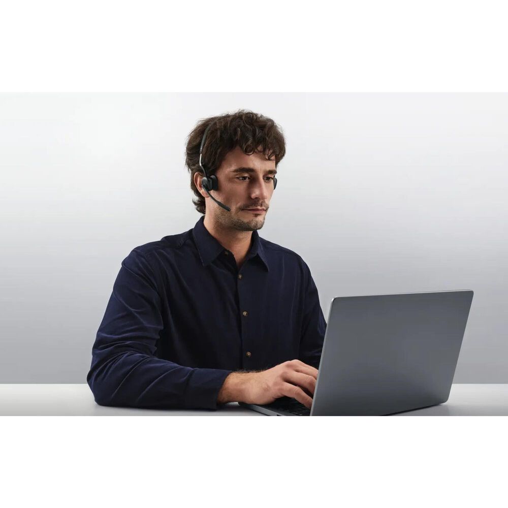 Shokz OpenMeet Bone Conduction Stereo Bluetooth Headset in Black, , large