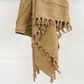 Rizzy Home 50" x 60" Botanical Throw in Camel, , large