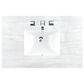 James Martin Vanities Brittany 30" Single Bathroom Vanity in Smokey Celadon with 3 cm Arctic Fall Solid Surface Top and Rectangular Sink, , large