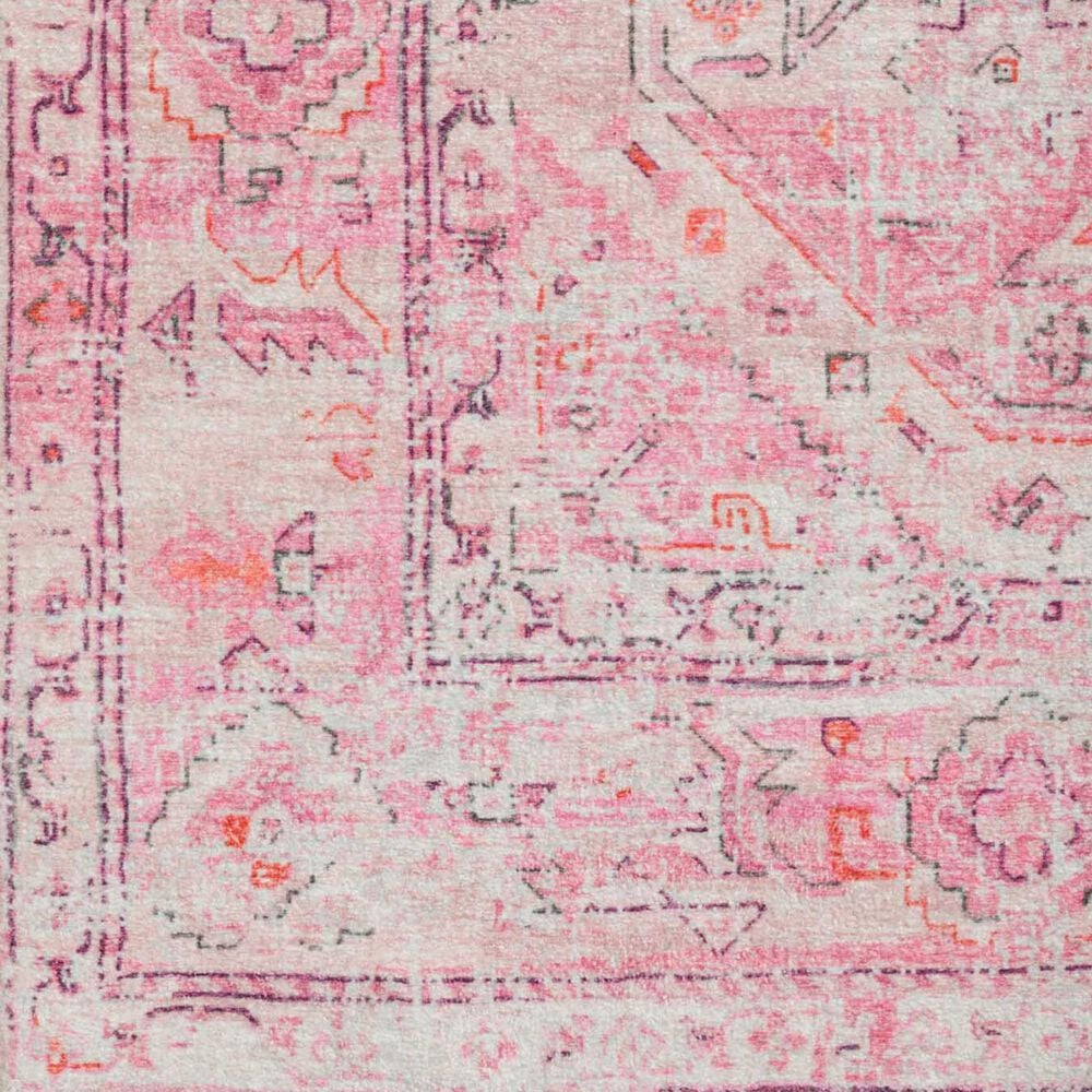 Dalyn Rug Company Jericho 2&#39;6&quot; x 8&#39; Rose Indoor/Outdoor Runner, , large
