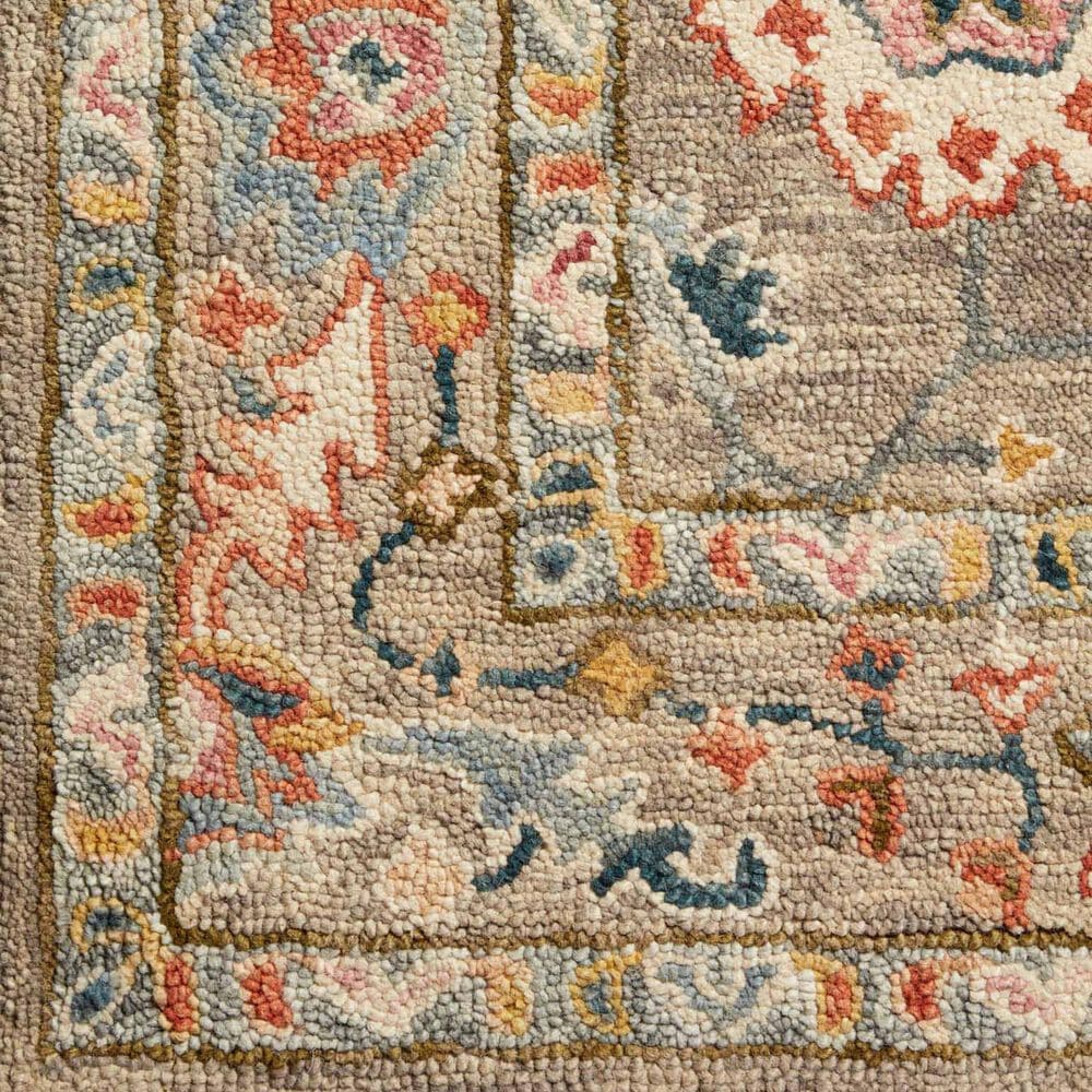 Loloi Padma  2&#39; x 5&#39; Grey and Multicolor Runner, , large