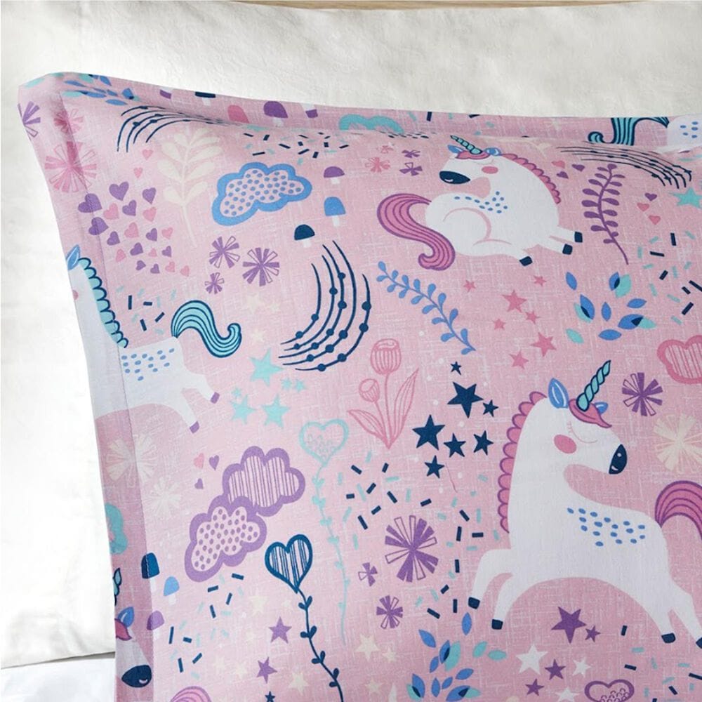 Hampton Park Lola Unicorn Cotton Comforter Set - F/Q, , large