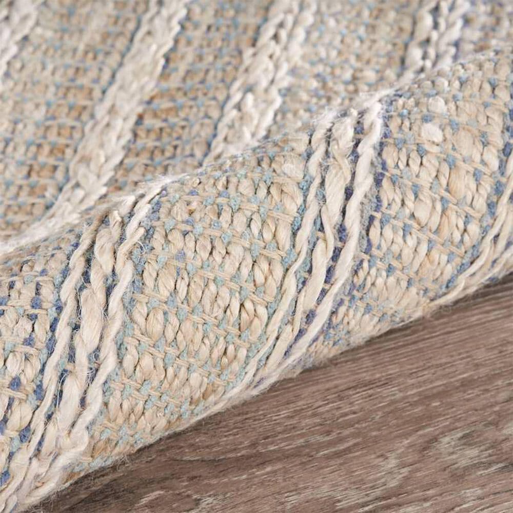 L&amp;R Resources Bleached Naturals 2&#39; x 3&#39; Blue Area Rug, , large