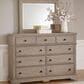 Viceray Collections Heritage Bureau Mirror in Greystone, , large