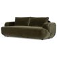Four Hands Centrale Benito Stationary Sofa in Surrvey Olive, , large