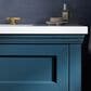 Kohler Charlemont 30" Single Bathroom Vanity in Tidal Blue with 3 cm White Quartz Top and Rectangular Sink, , large