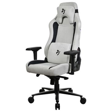 Arozzi Vernazza Supersoft Fabric Gaming Chair in Light Gray, , large