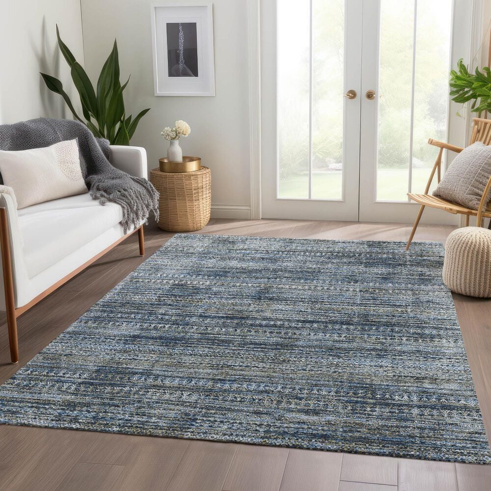 Dalyn Rug Company Solace SL3 10&#39; x 14&#39; Denim Area Rug, , large