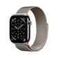 Apple Watch Series 11 (GPS+Cellular) 46mm Titanium Case with Natural Milanese Loop - M/L - Natural - (2025), , large