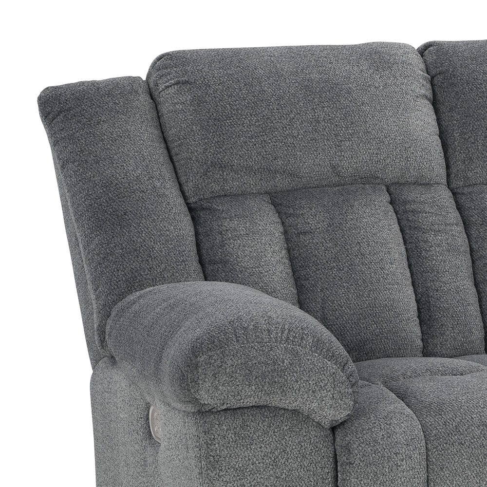Ashley Tip-Off Power Reclining Sofa in Slate, , large