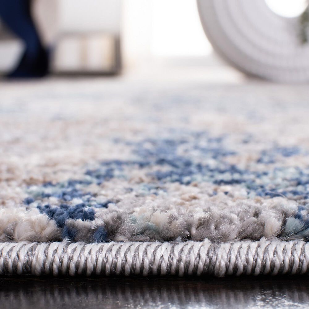 Safavieh Aston ASN718 11&#39; x 15&#39; Grey and Navy Area Rug, , large