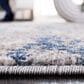 Safavieh Aston ASN718 11" x 15" Grey and Navy Area Rug, , large