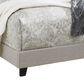 Signature Design by Ashley Jerary Queen Wingback Upholstered Bed in Light Gray, , large