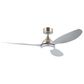 HOMLUX 52" Indoor Ceiling Fan with LED Light in Silver, , large