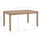 Linon Home Decor Jorissen Dining Table in Grey Wash - Table Only, , large