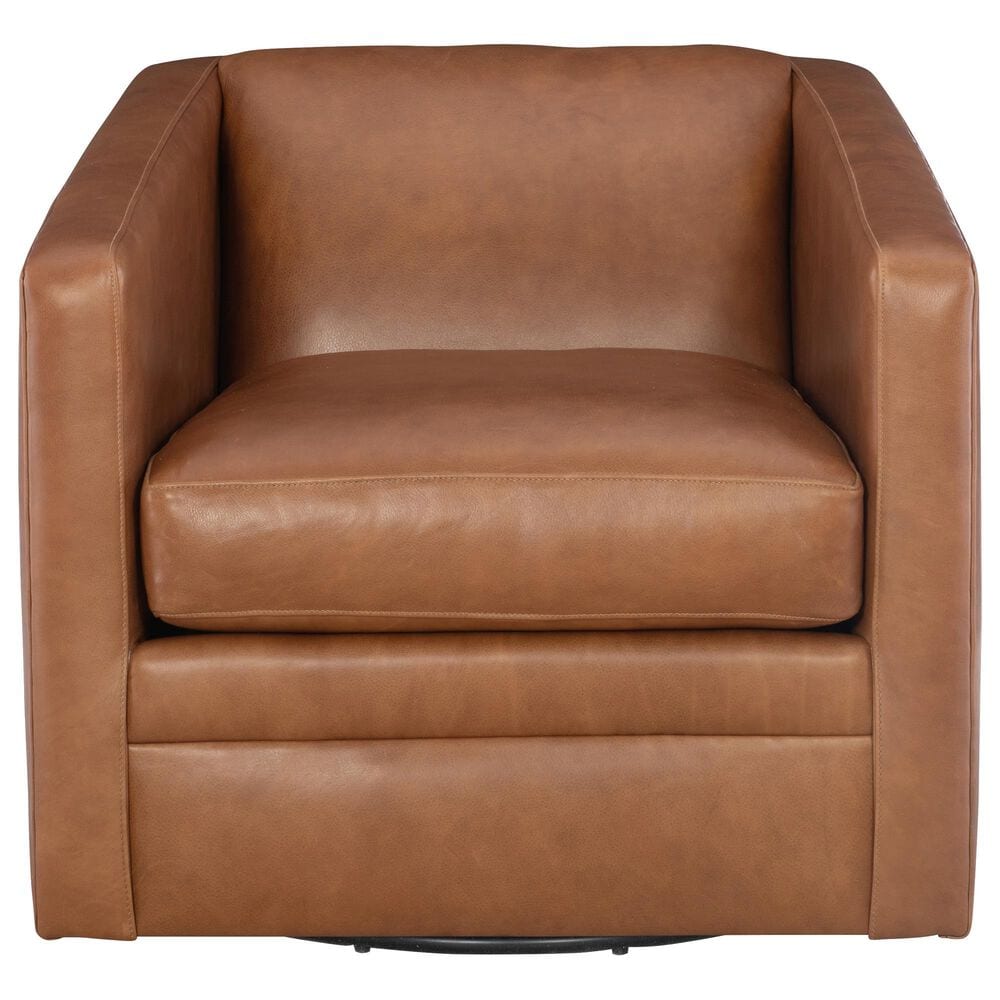 Bradington-Young Lorelai Swivel Chair in Taupe, , large