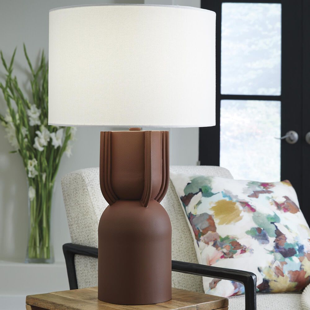 Ashley Rowandale Table Lamp in Brick Red, , large