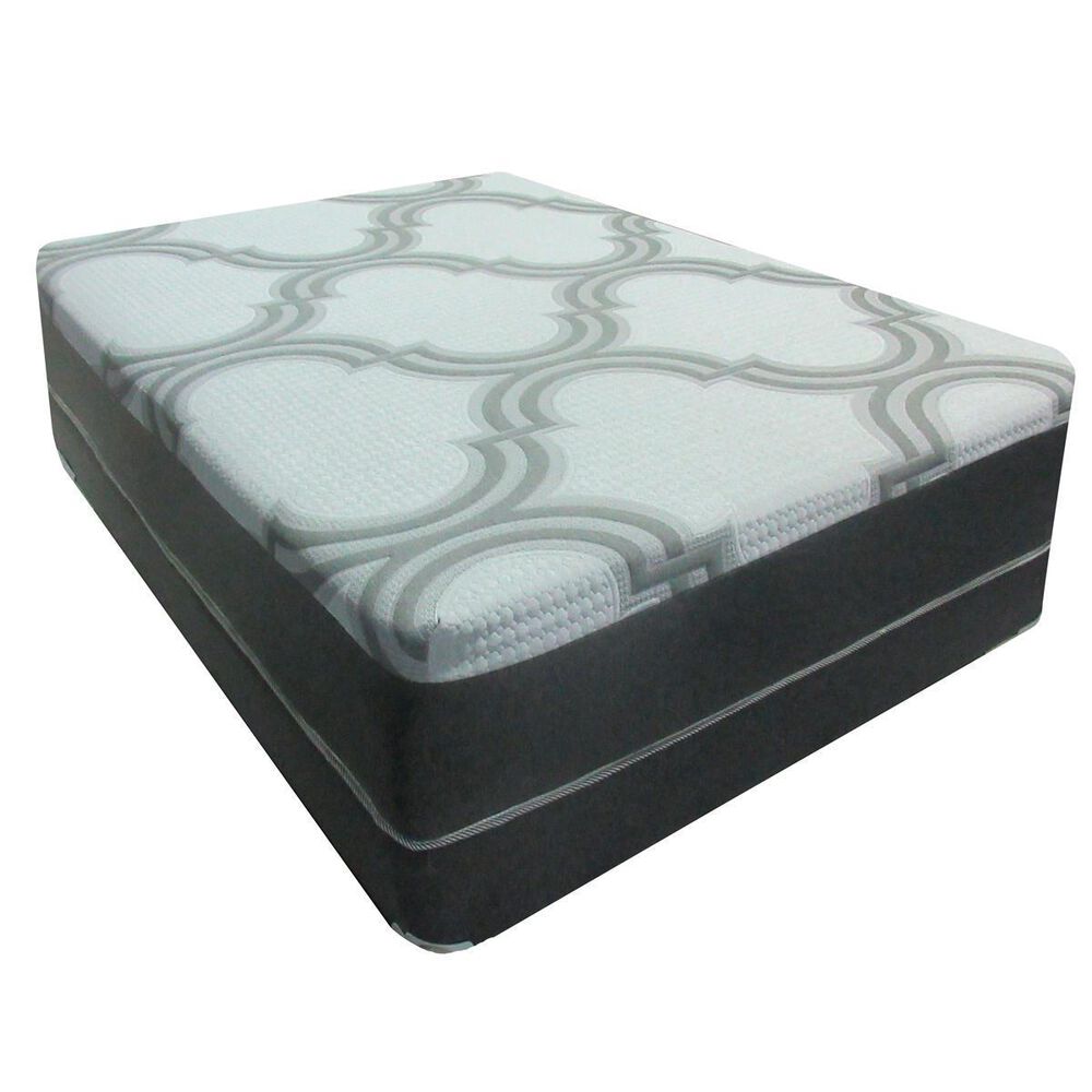 Omaha Bedding Warren Elite Firm Hybrid Queen Mattress with High Profile Box Spring, , large