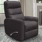 Simeon Collection Hercules Manual Swivel Glider Recliner in Chocolate, , large