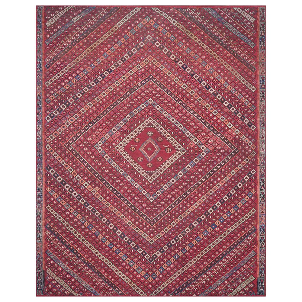 Magnolia Home Lucca 10" x 13" Red/Multi Area Rug, , large