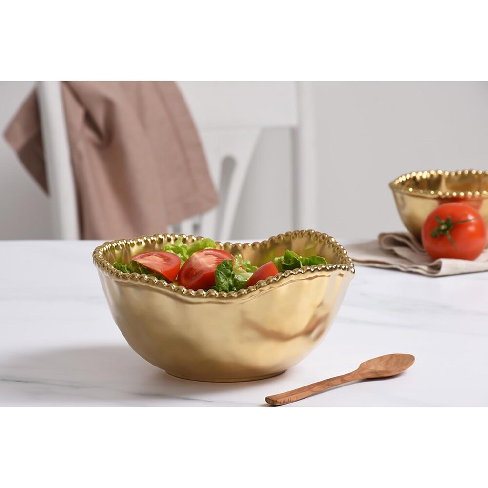 Pampa Bay 8.5&quot; Medium Deep Bowl in Gold, , large