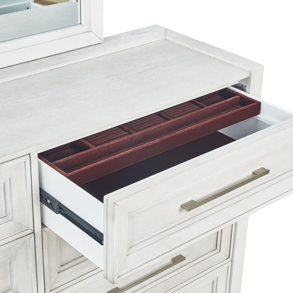 Sasha Lee 4-Piece Queen Storage Bedroom Set in Brushed White, , large