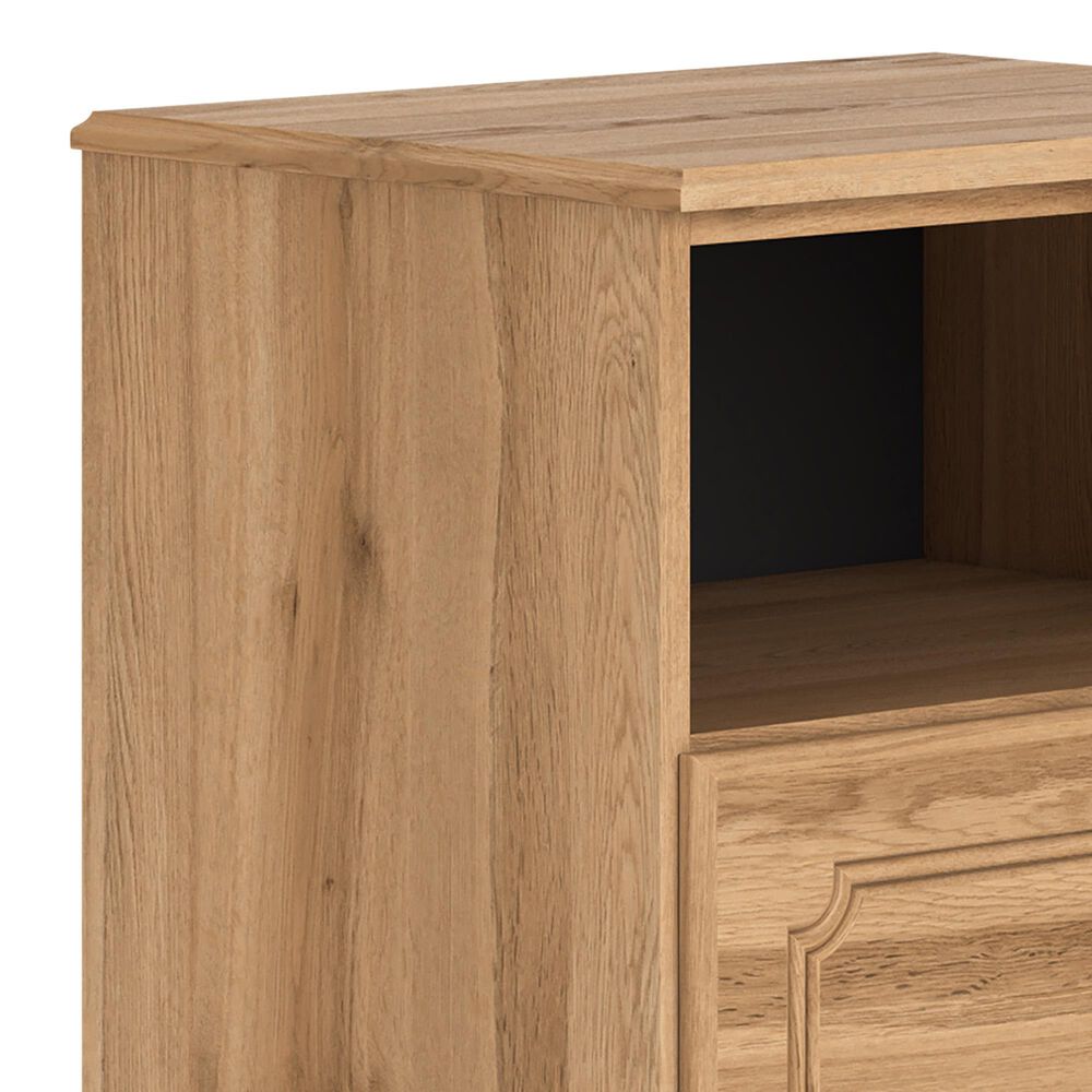 Ashley Aleaport 1-Drawer Nightstand in Warm Brown, , large