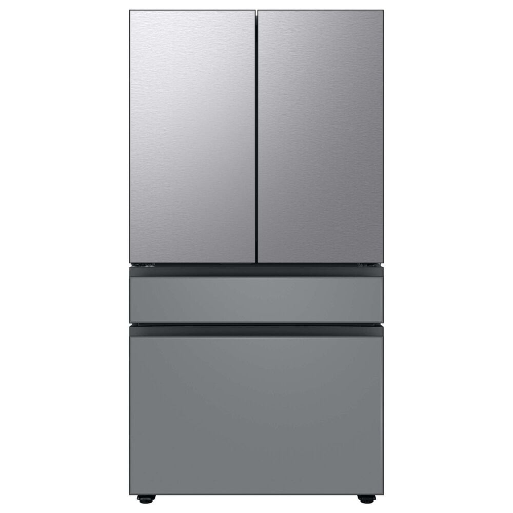 Samsung Bespoke Bespoke 4-Door French Door Refrigerator Top Panel in Stainless Steel, , large