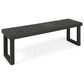 Hearth and Haven 6-Piece Outdoor Dining Set with Light Grey Cushions in Dark Grey, , large