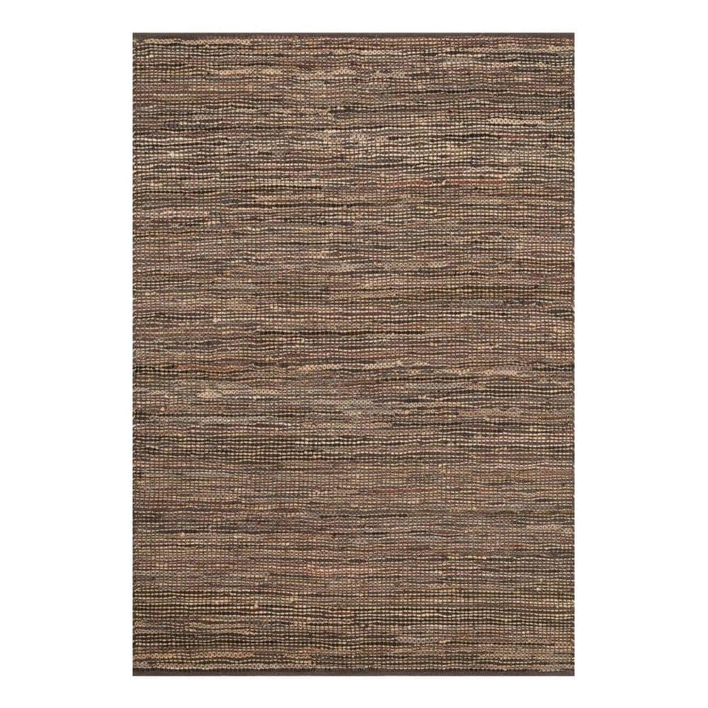 Loloi Edge ED-01 5' x 7'6" Brown Area Rug, , large
