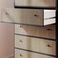 Ashley Charlang 5 Drawer Chest in Matte Black and Beige, , large