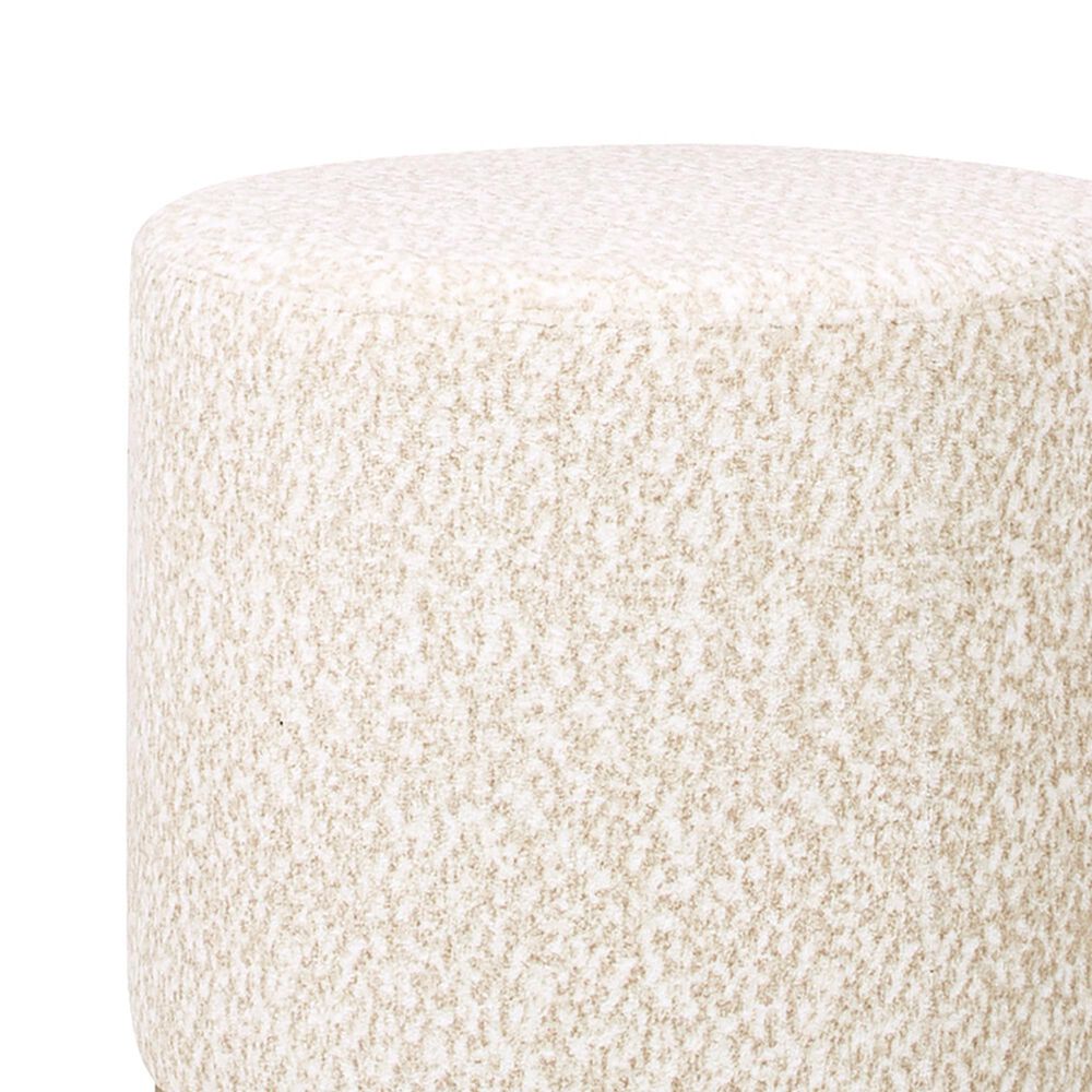 Jennifer Taylor Home Hampton Pouf in Speckled Egg Beige, , large