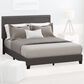 HOMLUX Laval Queen Upholstered Platform Bed Frame in Stone, , large