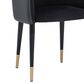 37B Asher Dining Chair in Black and Gold, , large
