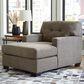 Ashley Mahoney Chaise in Chocolate, , large