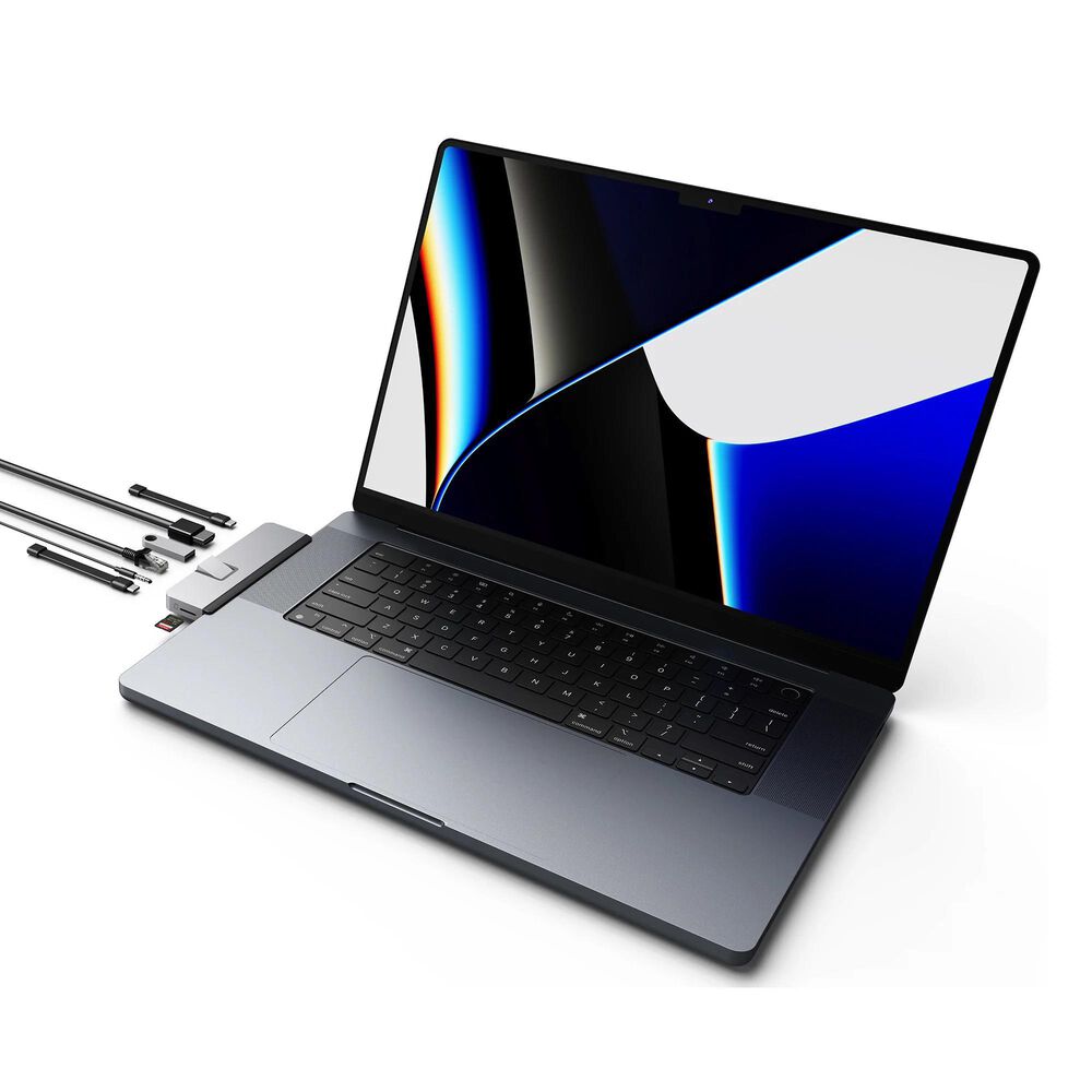 Targus HyperDrive Duo Pro 7-In-2 USB-C Hub in Silver, , large