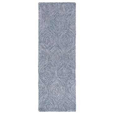 Safavieh Micro-Loop Transitional 2"3" x 7" Grey and Ivory Runner, , large