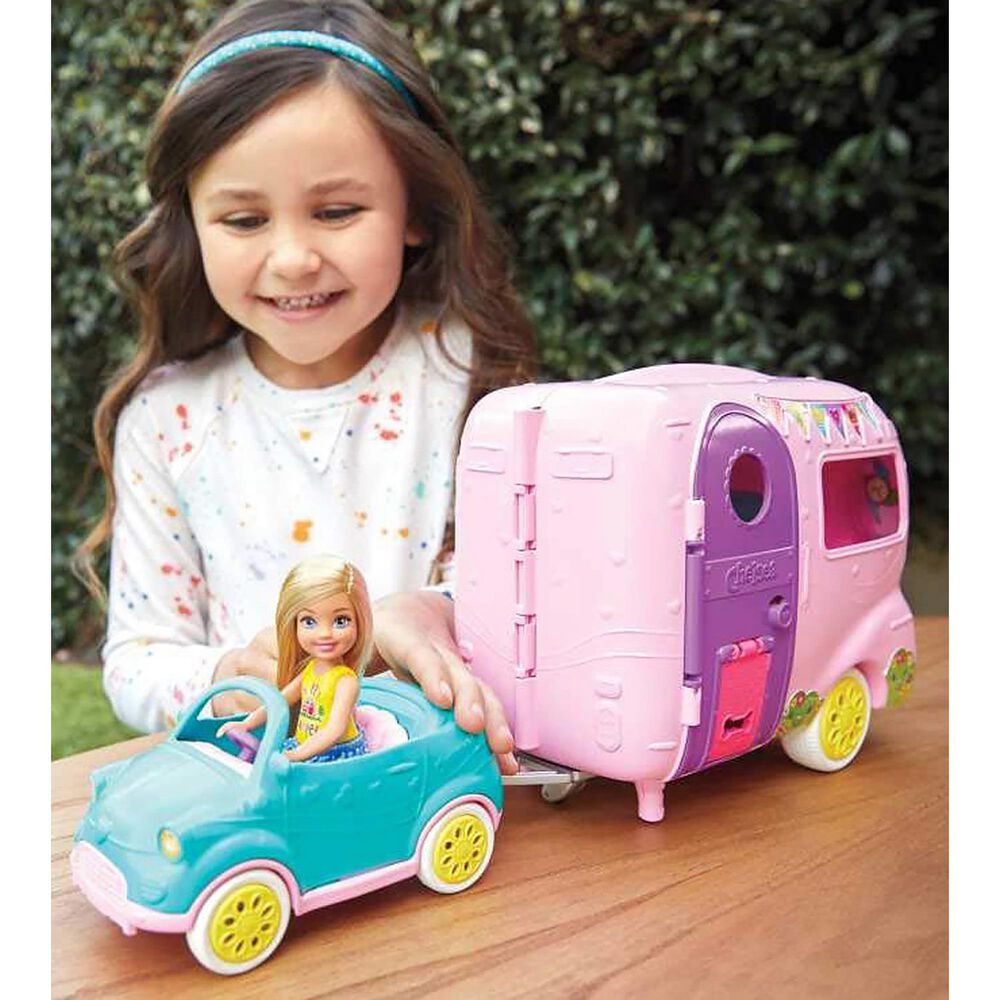 Barbie - Barbie - Coffret Barbie Camping-Car de Chelsea - Poupée