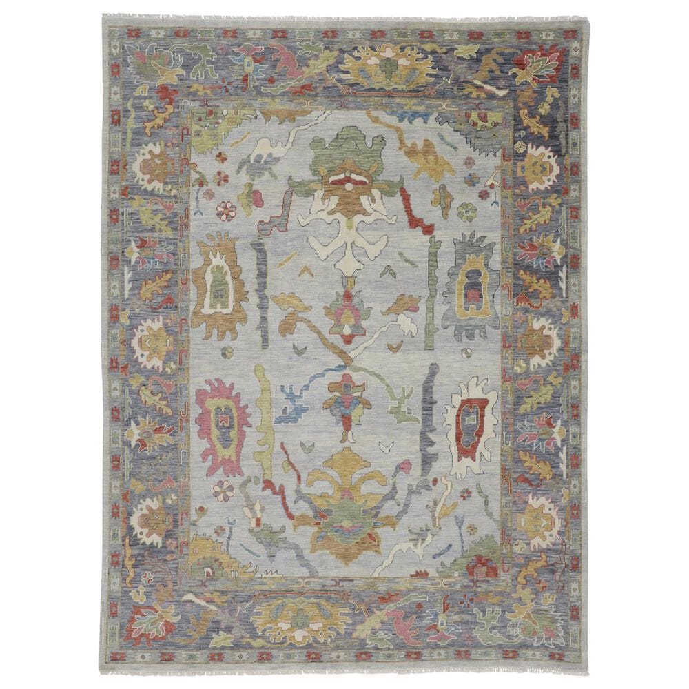 Feizy Rugs Karina 2' x 3' Blue and Gray Area Rug, , large