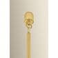 Troy Lighting Solara 5-Light Chandelier in Vintage Polished Brass, , large