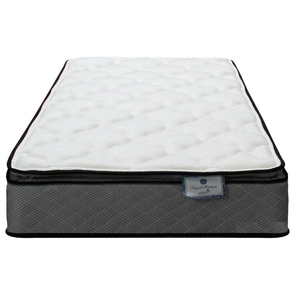Sleeptronic Regal Posture Plush Pillow Top Full Mattress with Plateau Platform Base, , large
