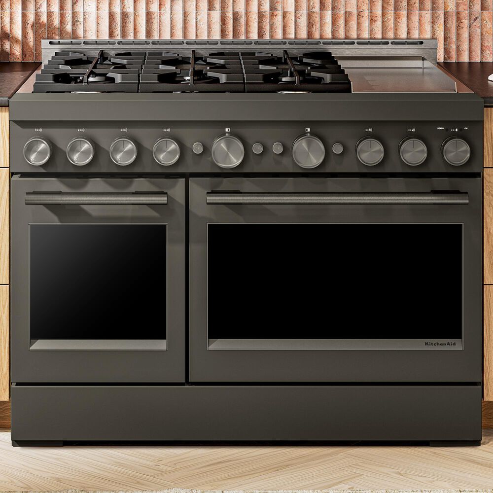 Whirlpool 6.3 Cu. Ft. Freestanding Gas Range with 6 Sealed Burners in Black Ore, , large