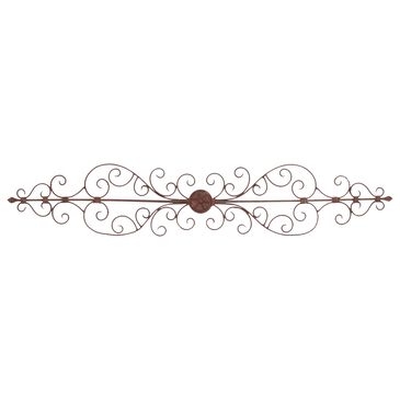 Maple and Jade 8" x 44" Wall Decor in Matte Brown, , large