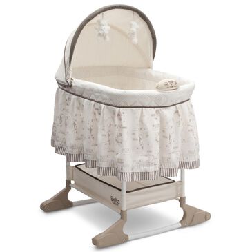 Delta Play Time Rocking Jungle Bassinet in Beige, , large