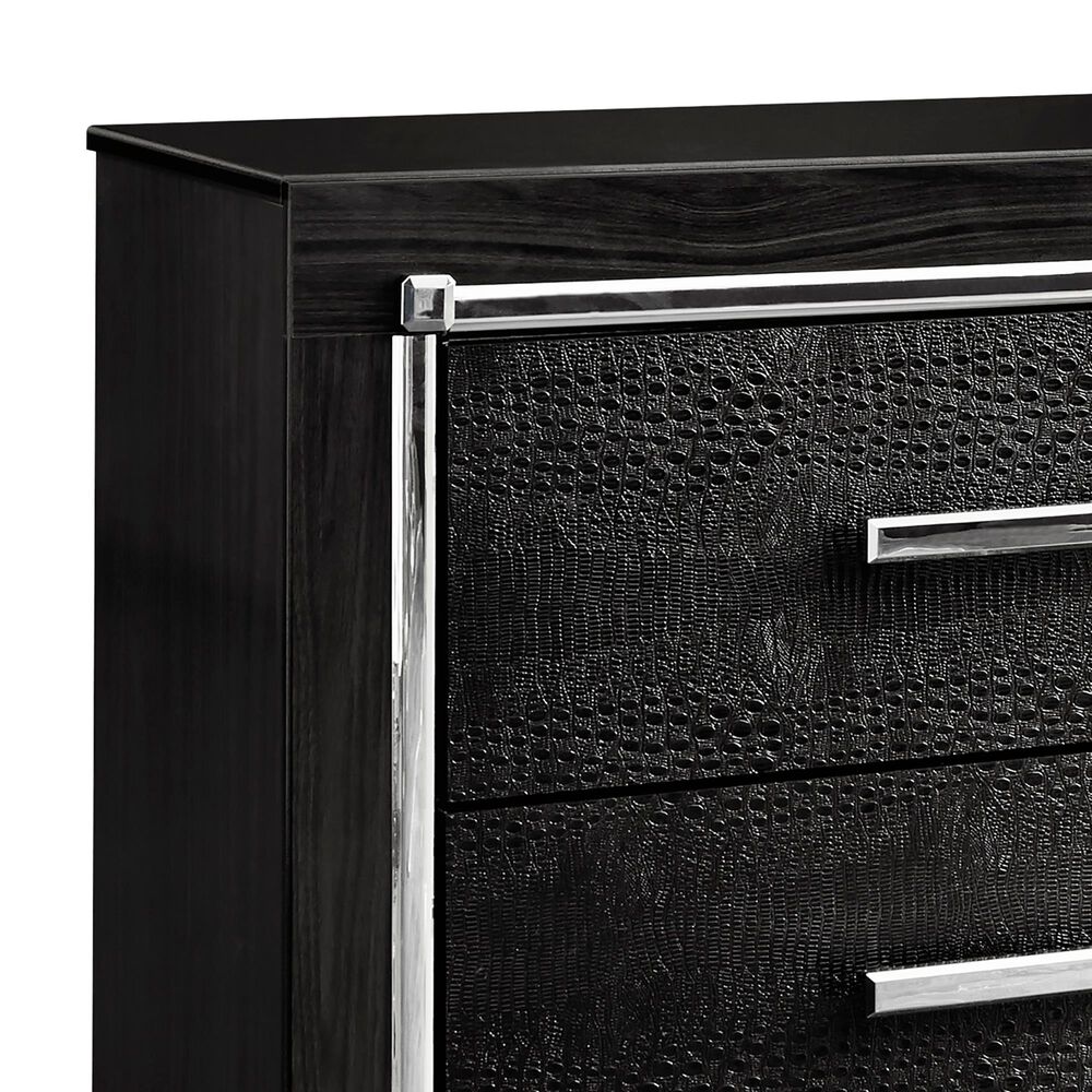 Signature Design by Ashley Kaydell 4 Piece Queen Bedroom Set in Dark Gray, , large