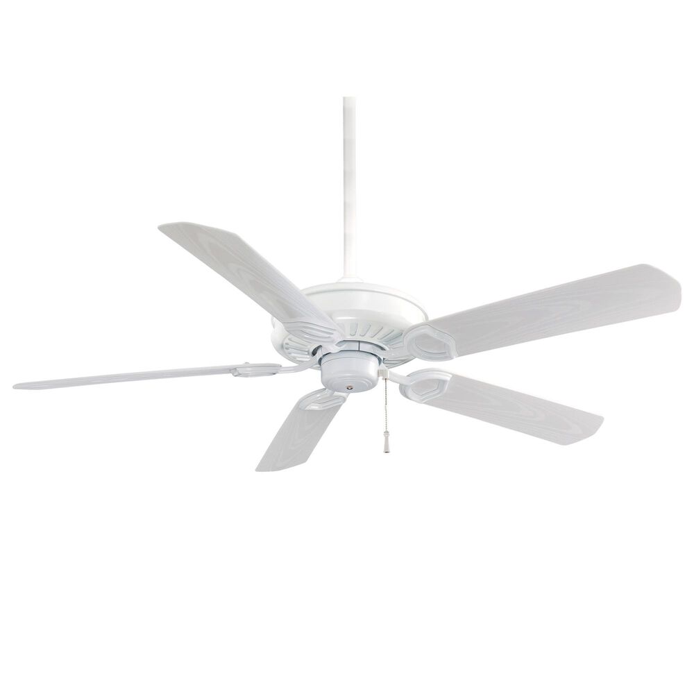 Minka-Aire Sundowner 54" Indoor/Outdoor Ceiling Fan in White, , large