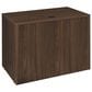 Regency Global Sourcing Legacy 42" Executive Desk with Single Pedestal Drawer Unit in Neo Walnut, , large